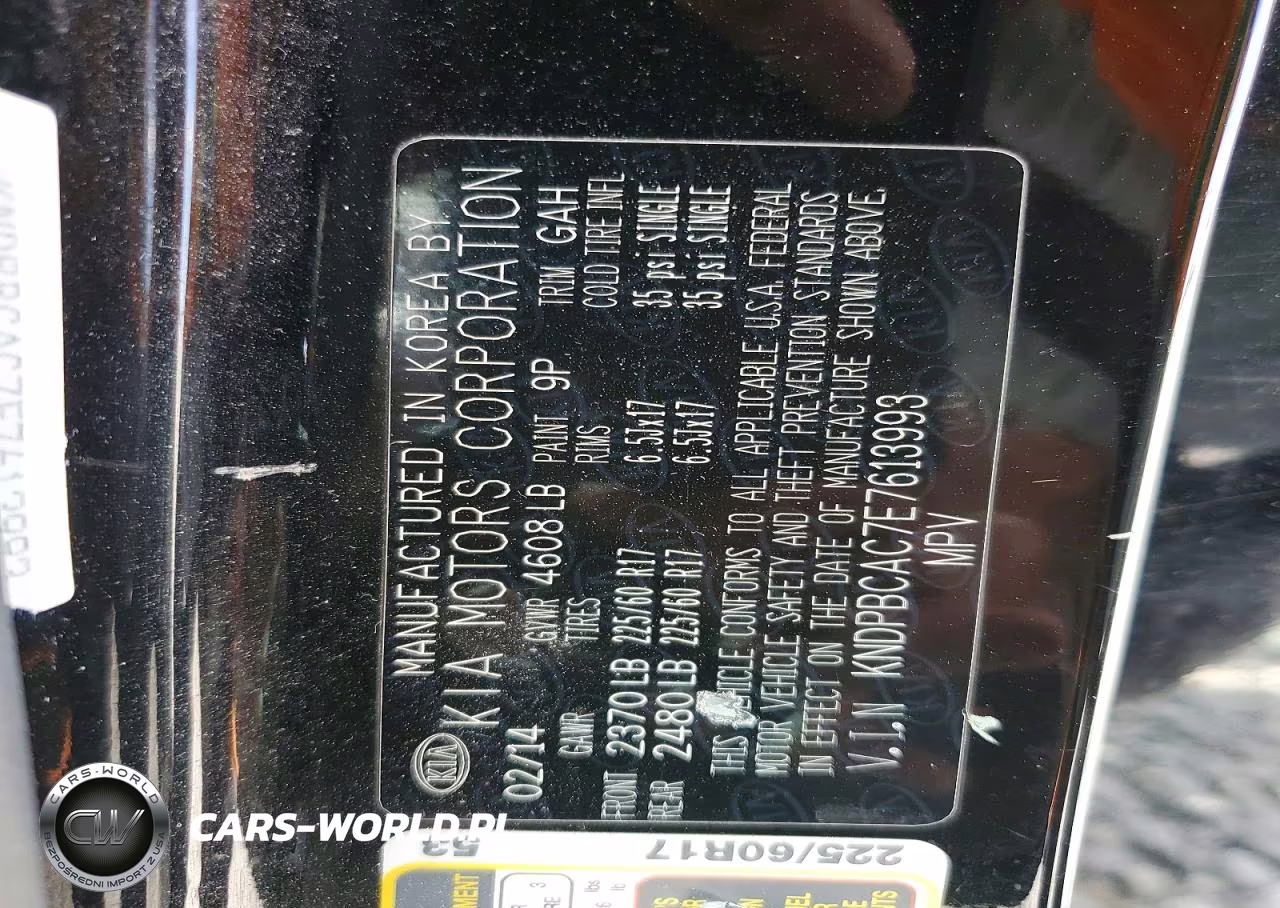 2014 Kia Sportage Lx VIN:KNDPBCAC7E7613993 - 13