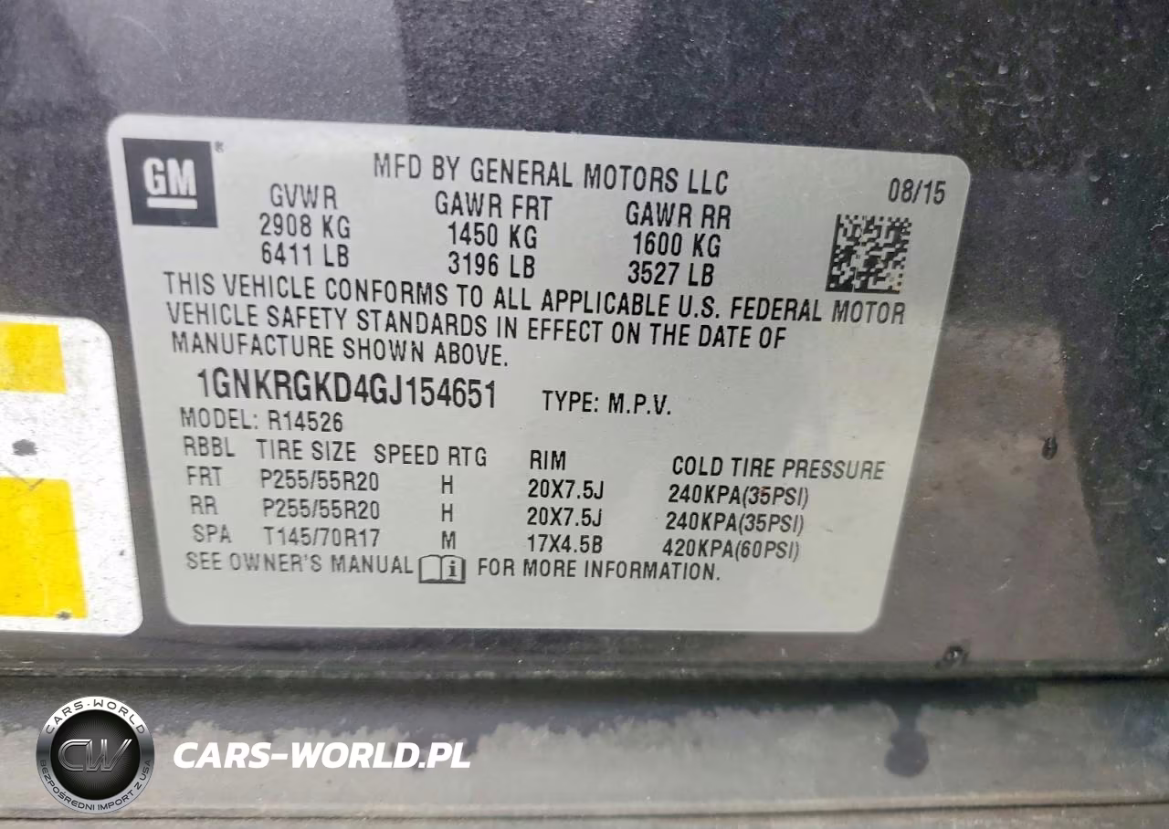 2016 Chevrolet Traverse Lt VIN:1GNKRGKD4GJ154651 - 13