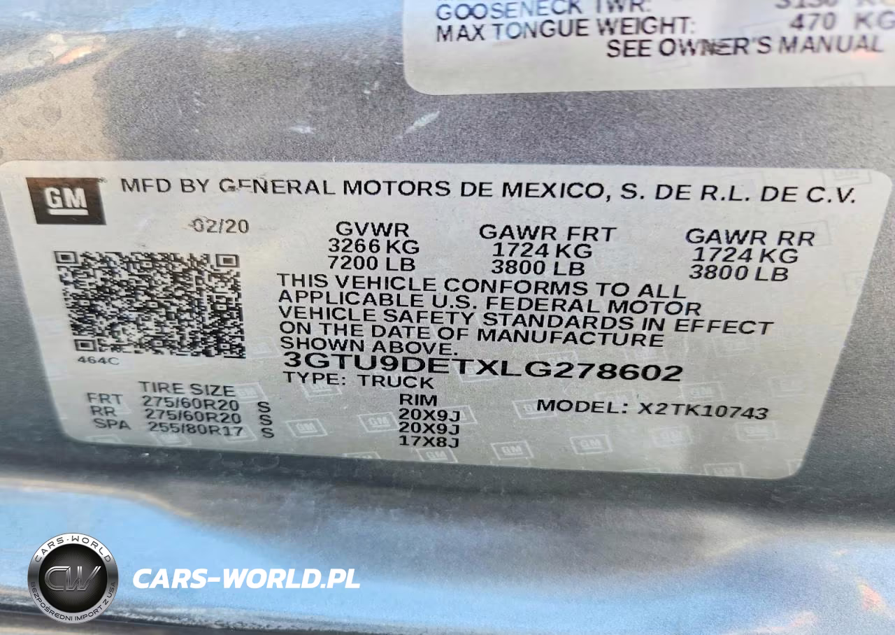 2020 GMC Sierra K1500 Slt VIN:3GTU9DETXLG278602 - 12