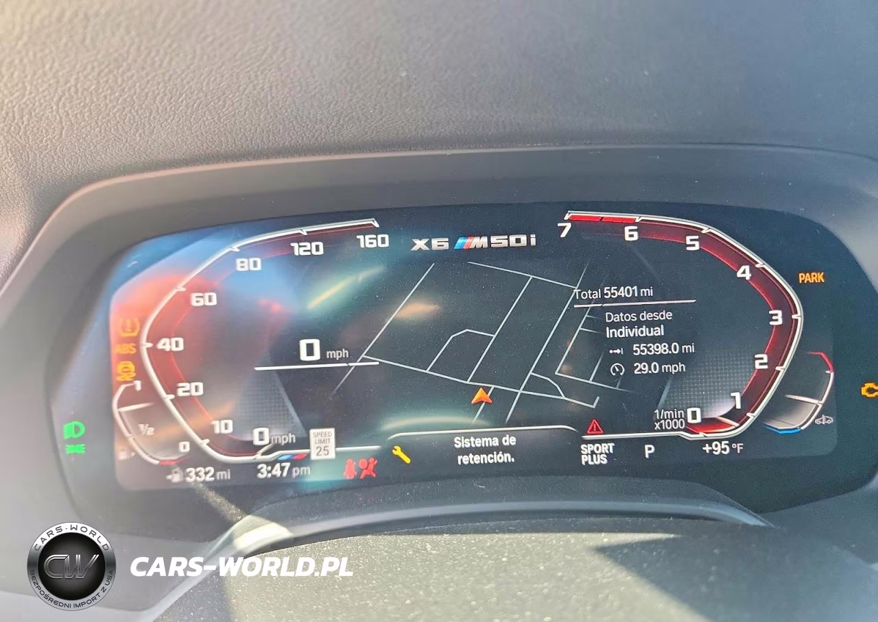 2022 BMW X6 M50I VIN:5UXCY8C04N9K18153 - 9