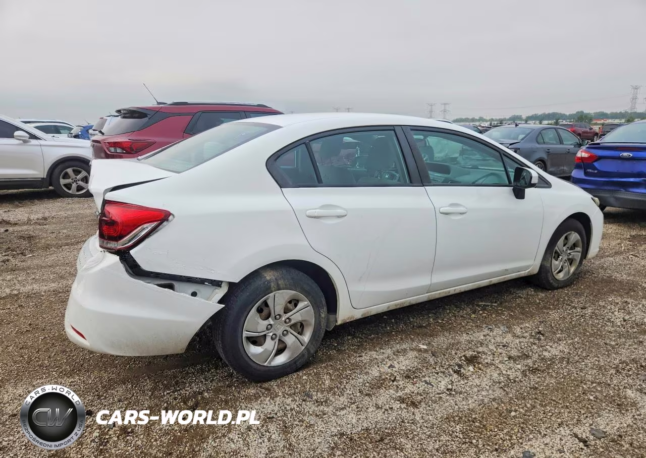 2014 Honda Civic Lx VIN:19XFB2F55EE025980 - 3