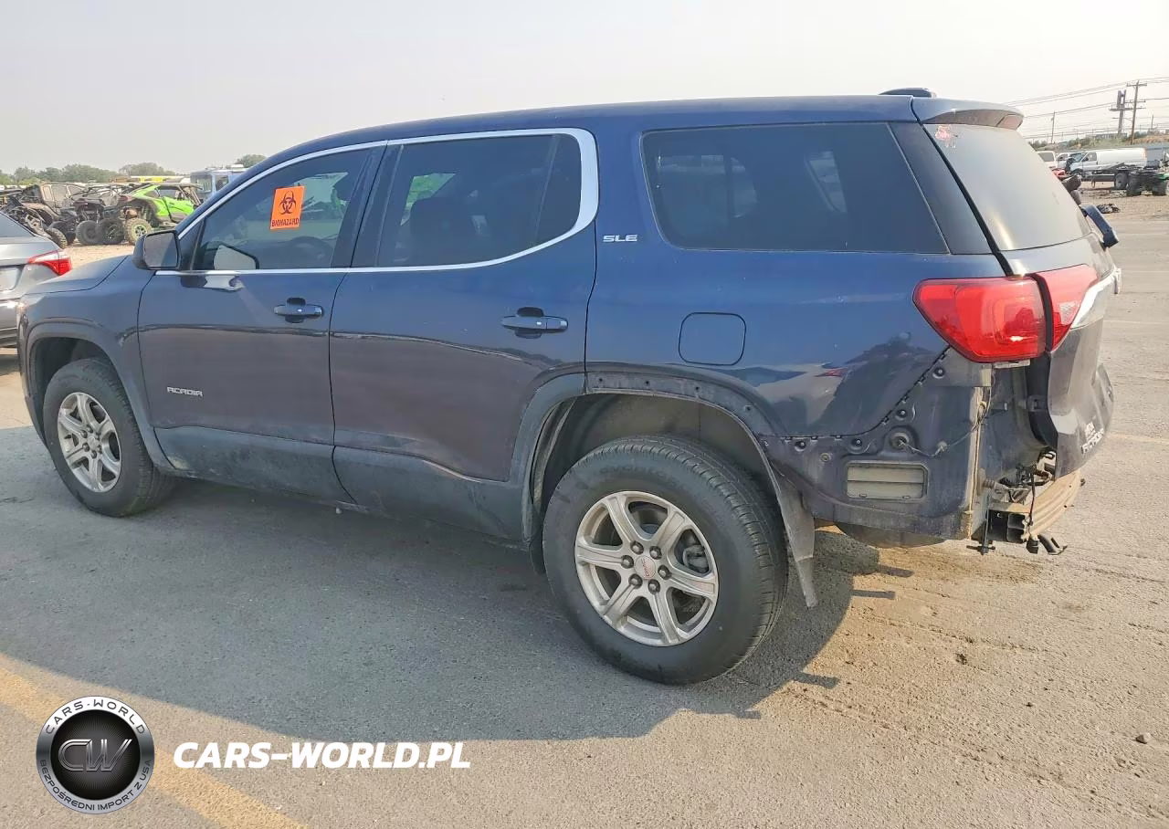 2018 GMC Acadia Sle VIN:1GKKNRLA9JZ245626 - 2