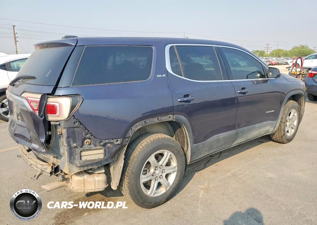 2018 GMC Acadia Sle VIN:1GKKNRLA9JZ245626 - 3