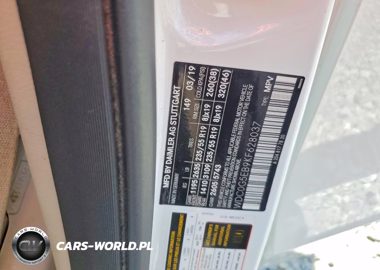 2019 Mercedes-Benz Glc 350E VIN:WDC0G5EB9KF628037 - 13