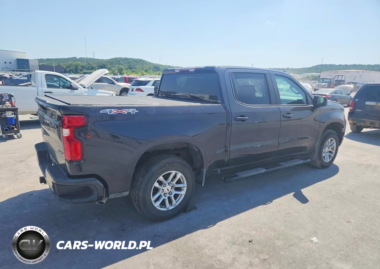 2022 Chevrolet Silverado K1500 Rst VIN:1GCUDEETXNZ611016 - 3