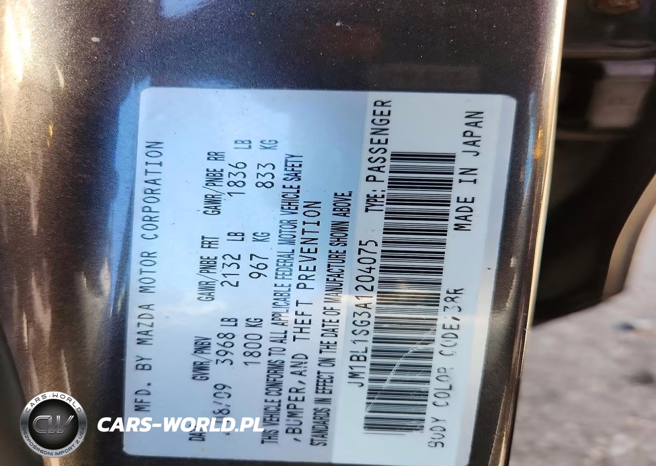 2010 Mazda 3 I VIN:JM1BL1SG3A1204075 - 12