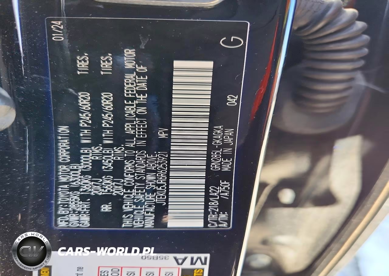 2024 Toyota 4Runner Limited VIN:JTEKU5JR6R6253921 - 12