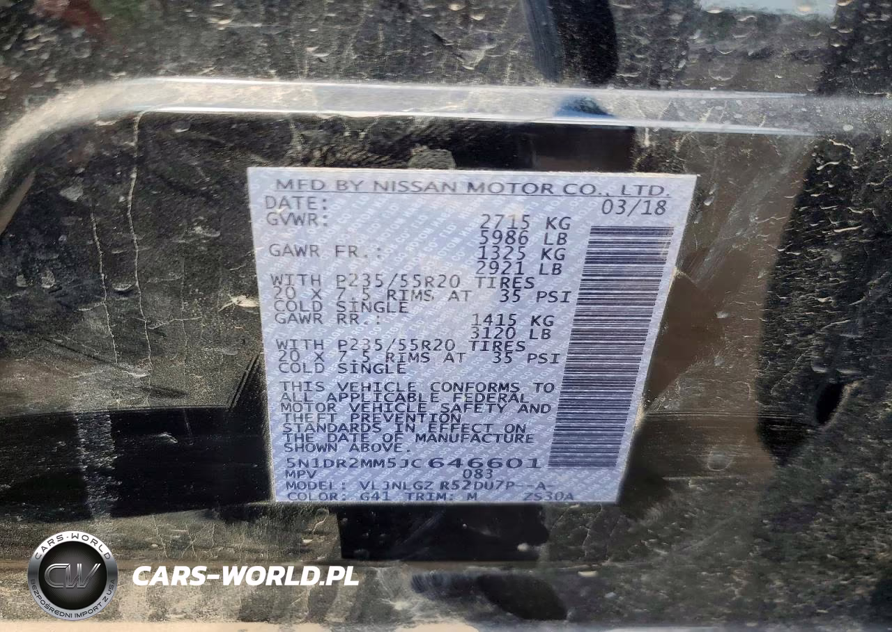 2018 Nissan Pathfinder Sl VIN:5N1DR2MM5JC646601 - 13