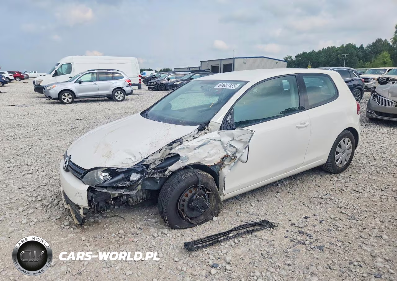 2012 Volkswagen Golf VIN:WVWBB7AJ7CW281458 - 1