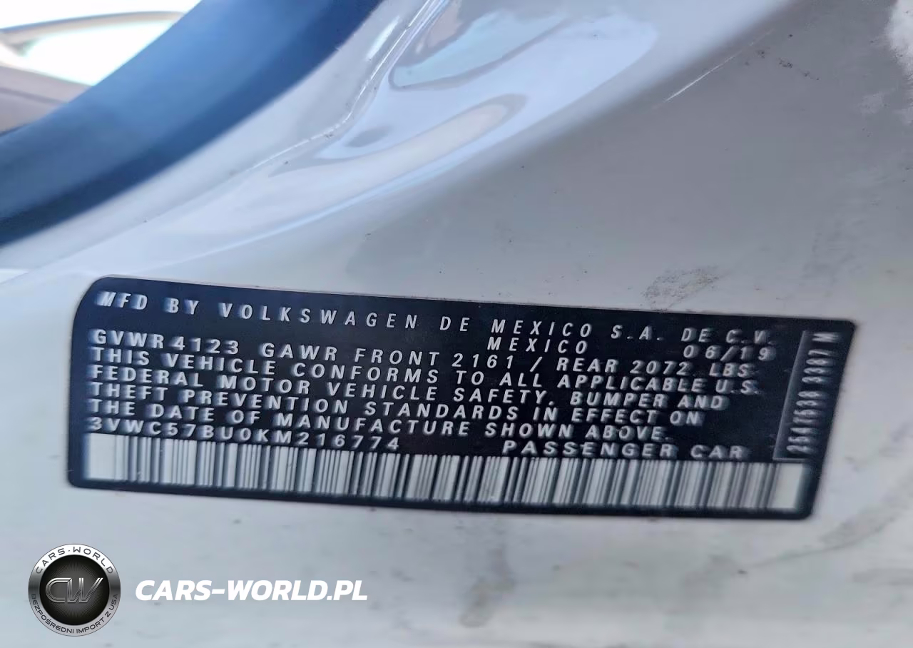 2019 Volkswagen Jetta S VIN:3VWC57BU0KM216774 - 13