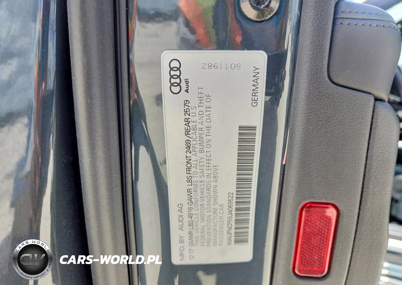 2018 Audi A5 Prestige S-Line VIN:WAUFNCF59JA069522 - 13