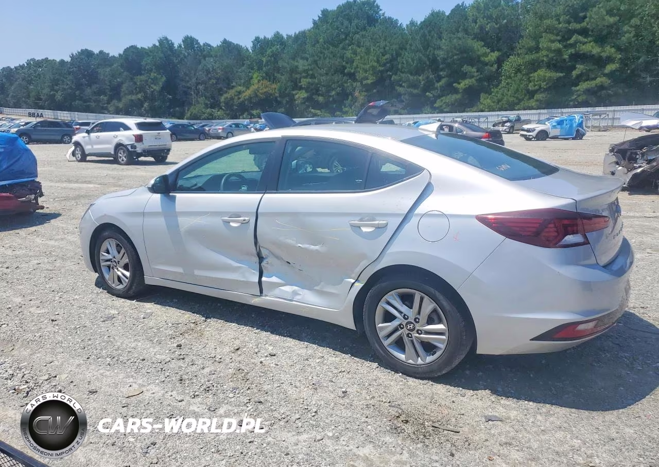 2019 Hyundai Elantra Sel VIN:KMHD84LFXKU737392 - 2