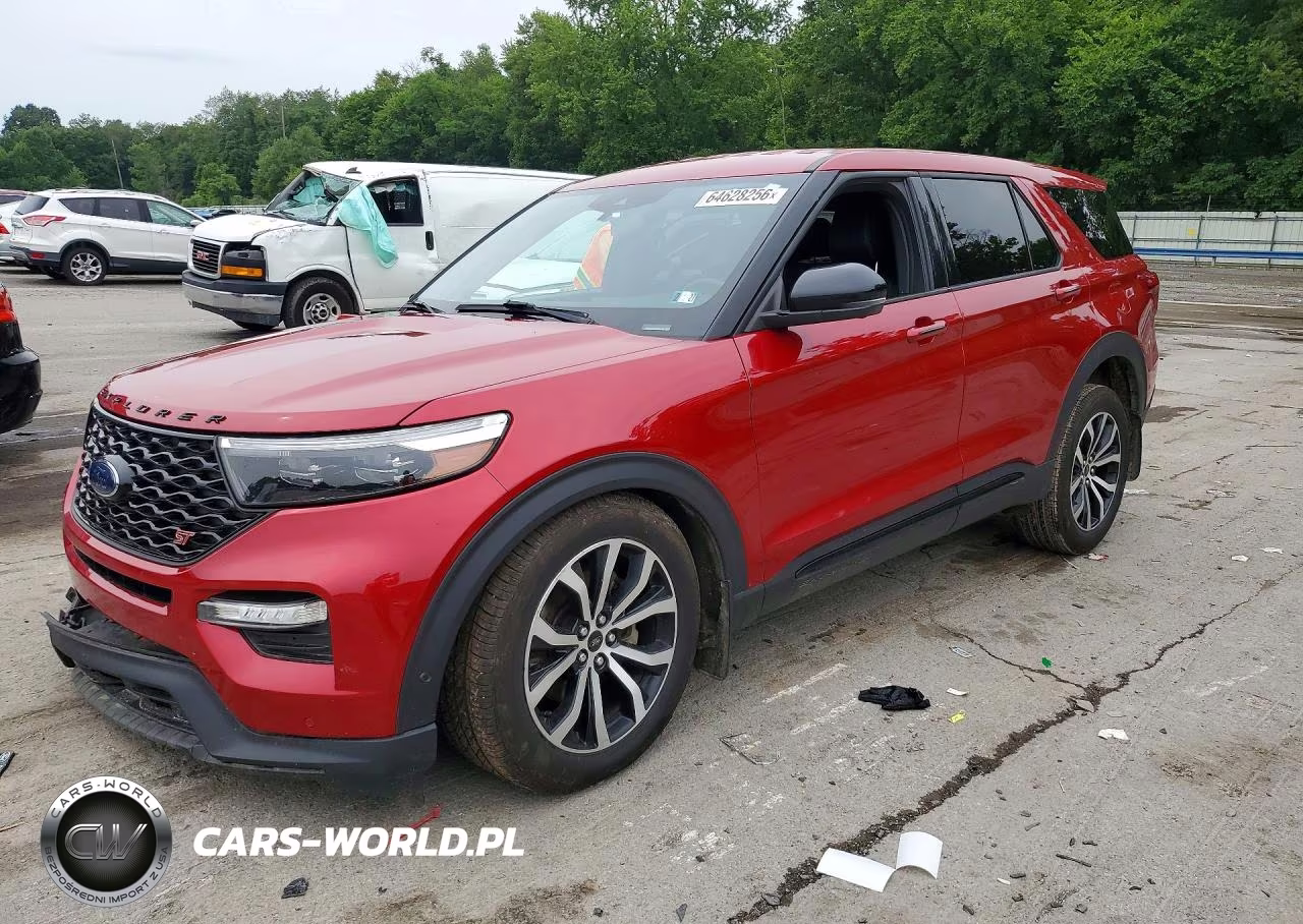 2021 Ford Explorer St VIN:1FM5K8GC6MGB23258 - 1
