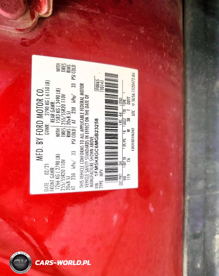 2021 Ford Explorer St VIN:1FM5K8GC6MGB23258 - 13