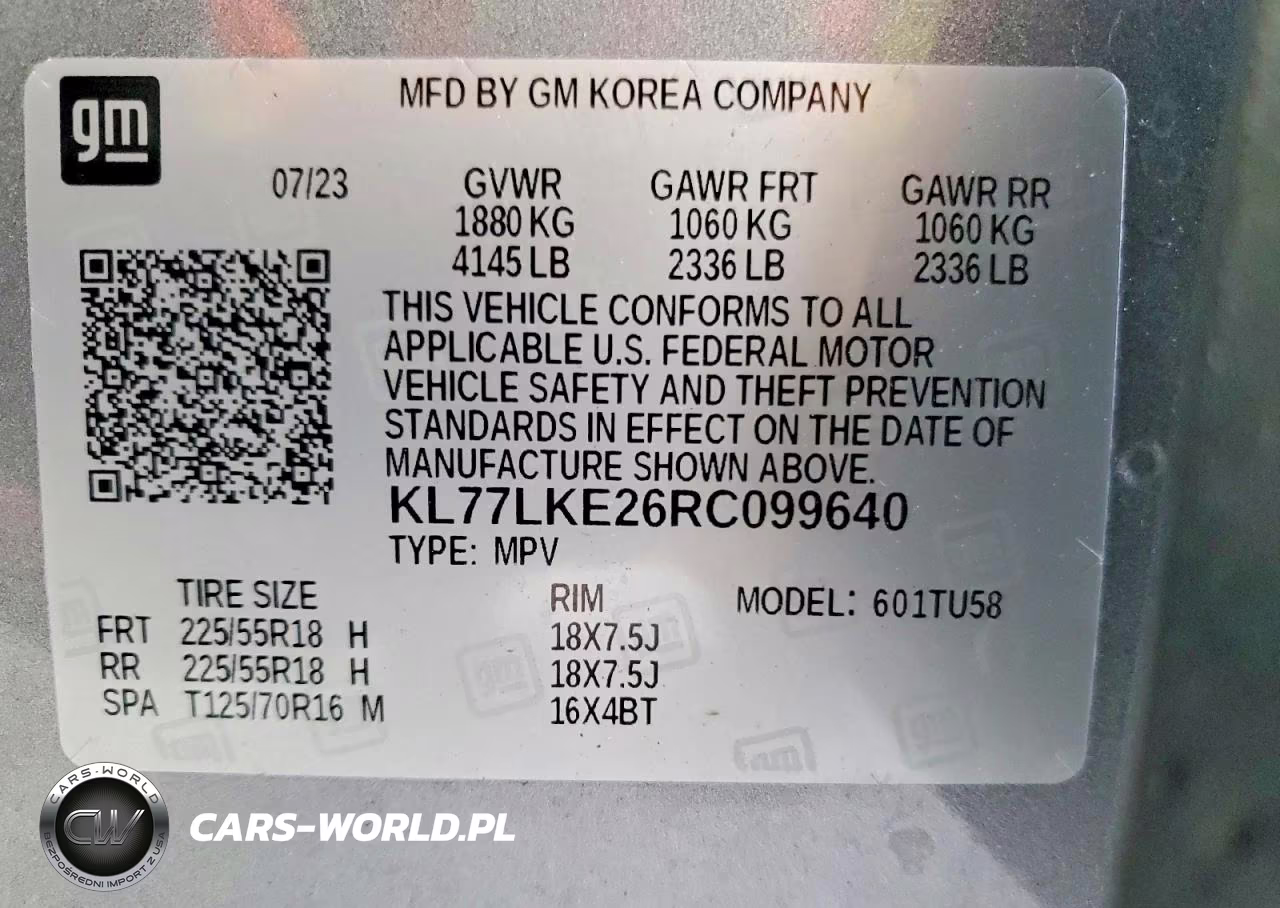 2024 Chevrolet Trax Activ VIN:KL77LKE26RC099640 - 14
