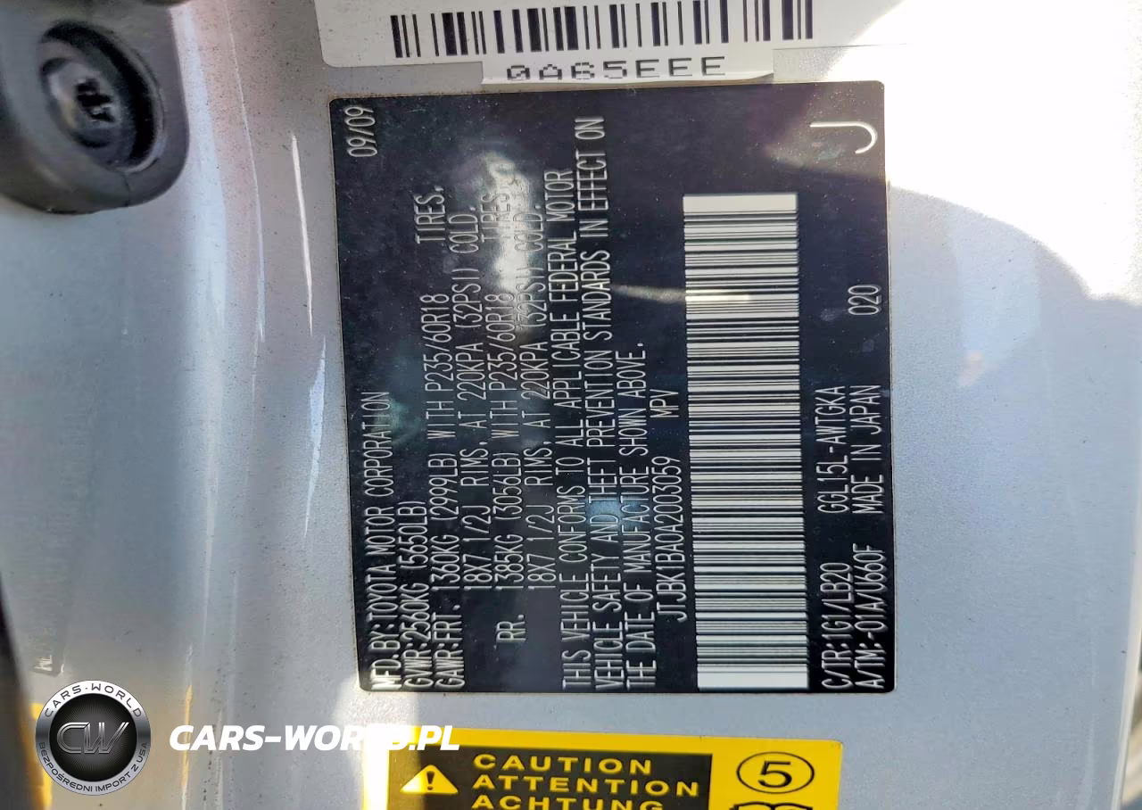 2010 Lexus Rx 350 VIN:JTJBK1BA0A2003059 - 14
