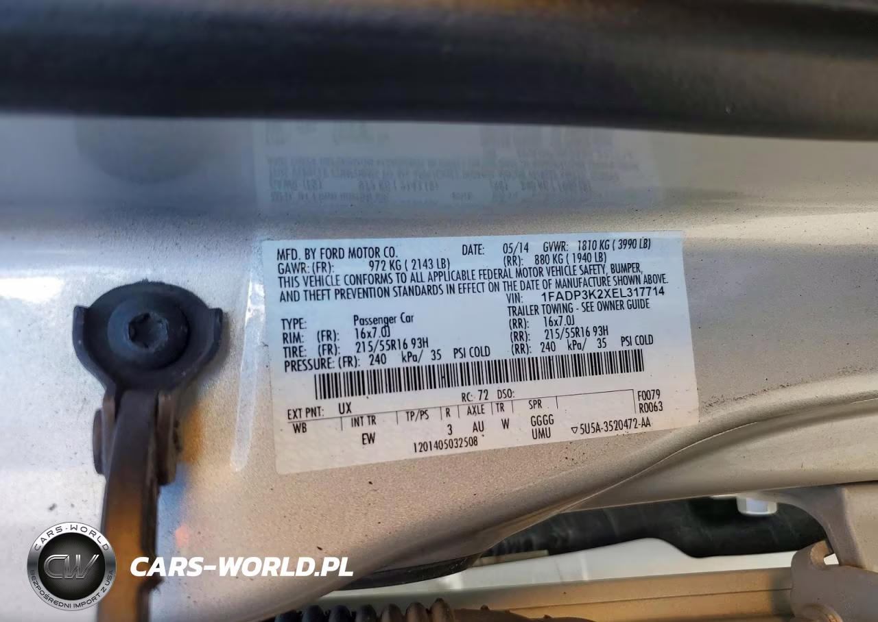 2014 Ford Focus Se VIN:1FADP3K2XEL317714 - 13