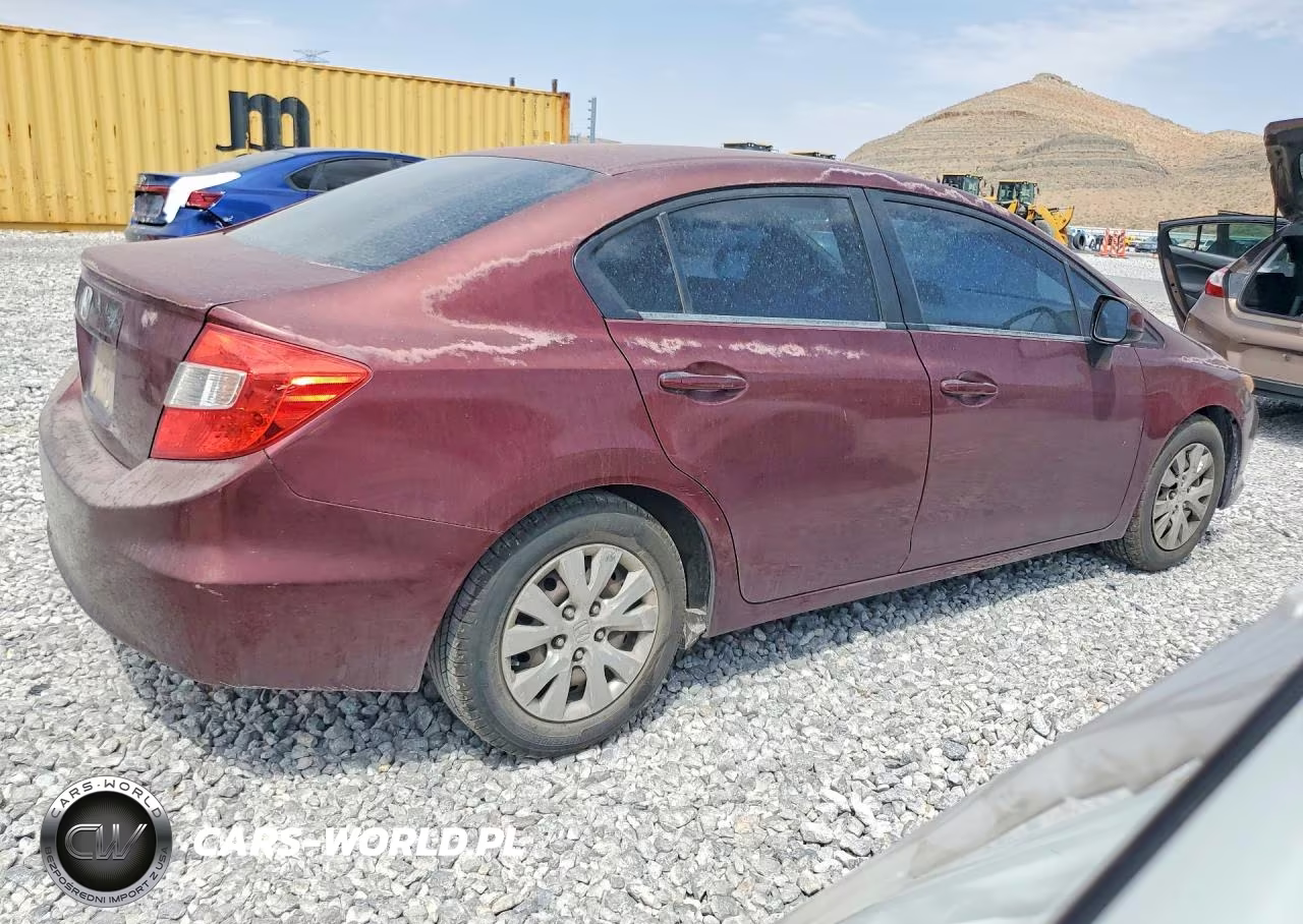 2012 Honda Civic Lx VIN:2HGFB2F5XCH540833 - 3