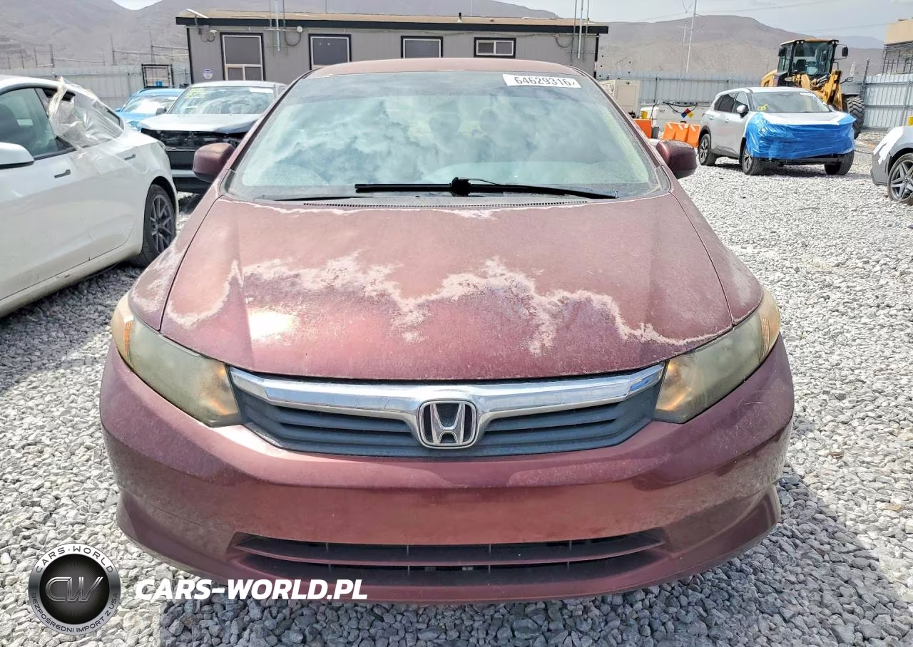 2012 Honda Civic Lx VIN:2HGFB2F5XCH540833 - 5
