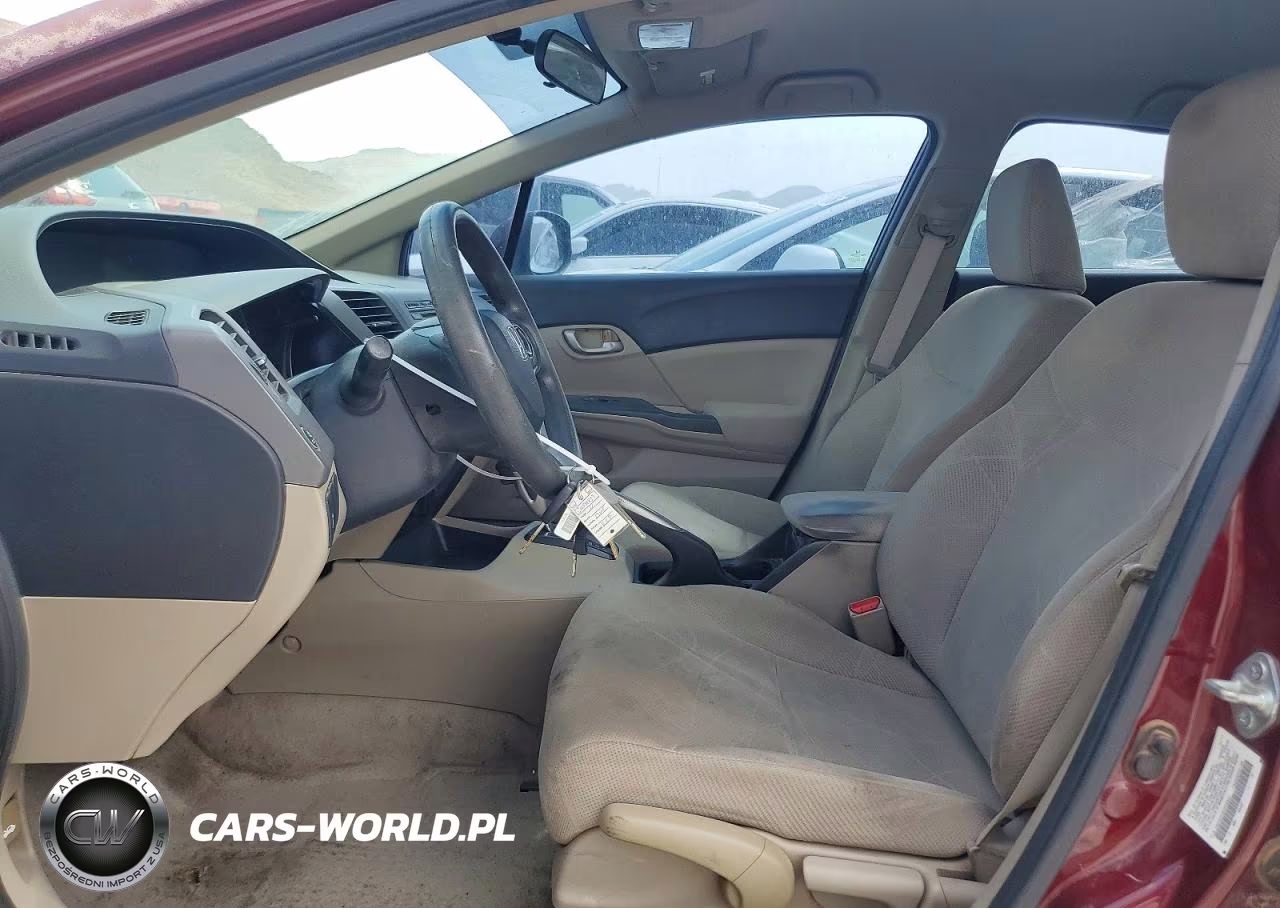 2012 Honda Civic Lx VIN:2HGFB2F5XCH540833 - 7