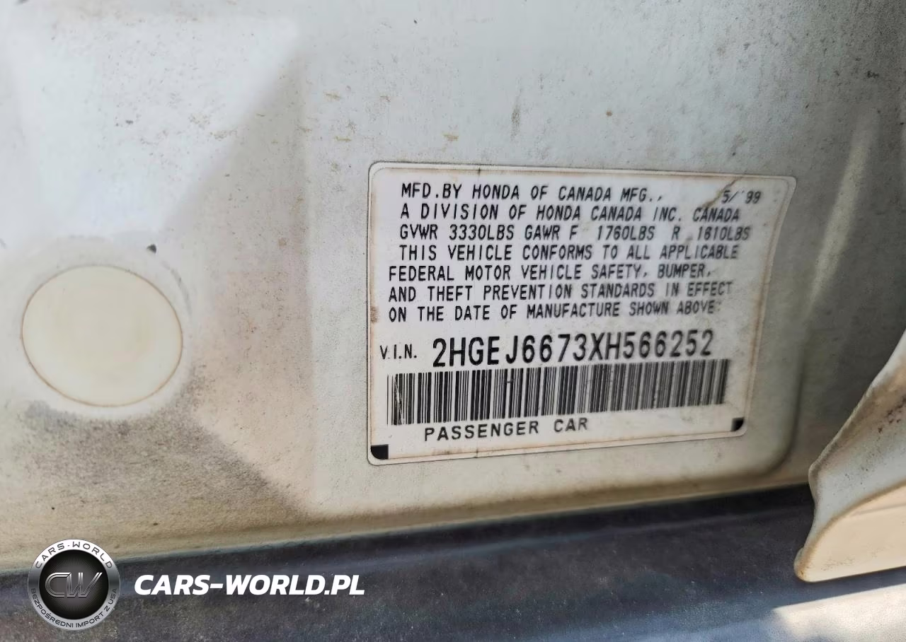 1999 Honda Civic Lx VIN:2HGEJ6673XH566252 - 12