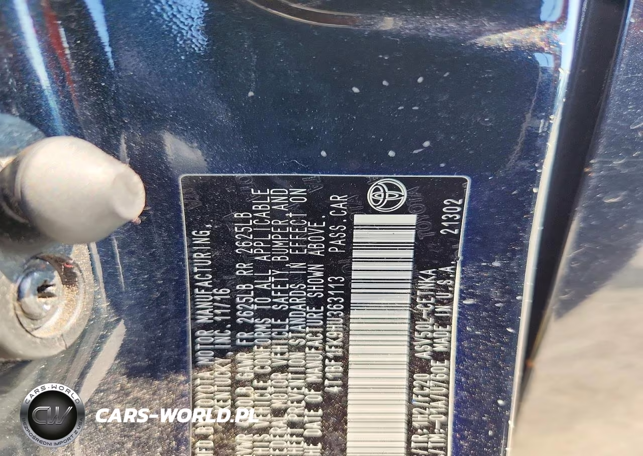 2017 Toyota Camry Le VIN:4T1BF1FK9HU363113 - 12
