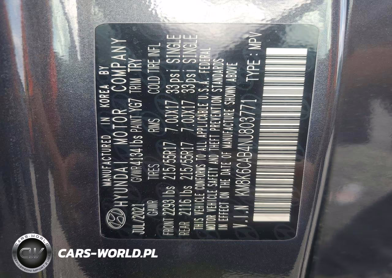2022 Hyundai Kona Sel VIN:KM8K6CAB4NU803771 - 12