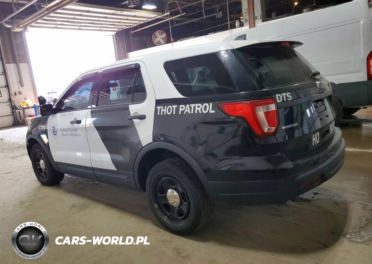 2018 Ford Explorer Police Interceptor VIN:1FM5K8AR8JGB19592 - 2