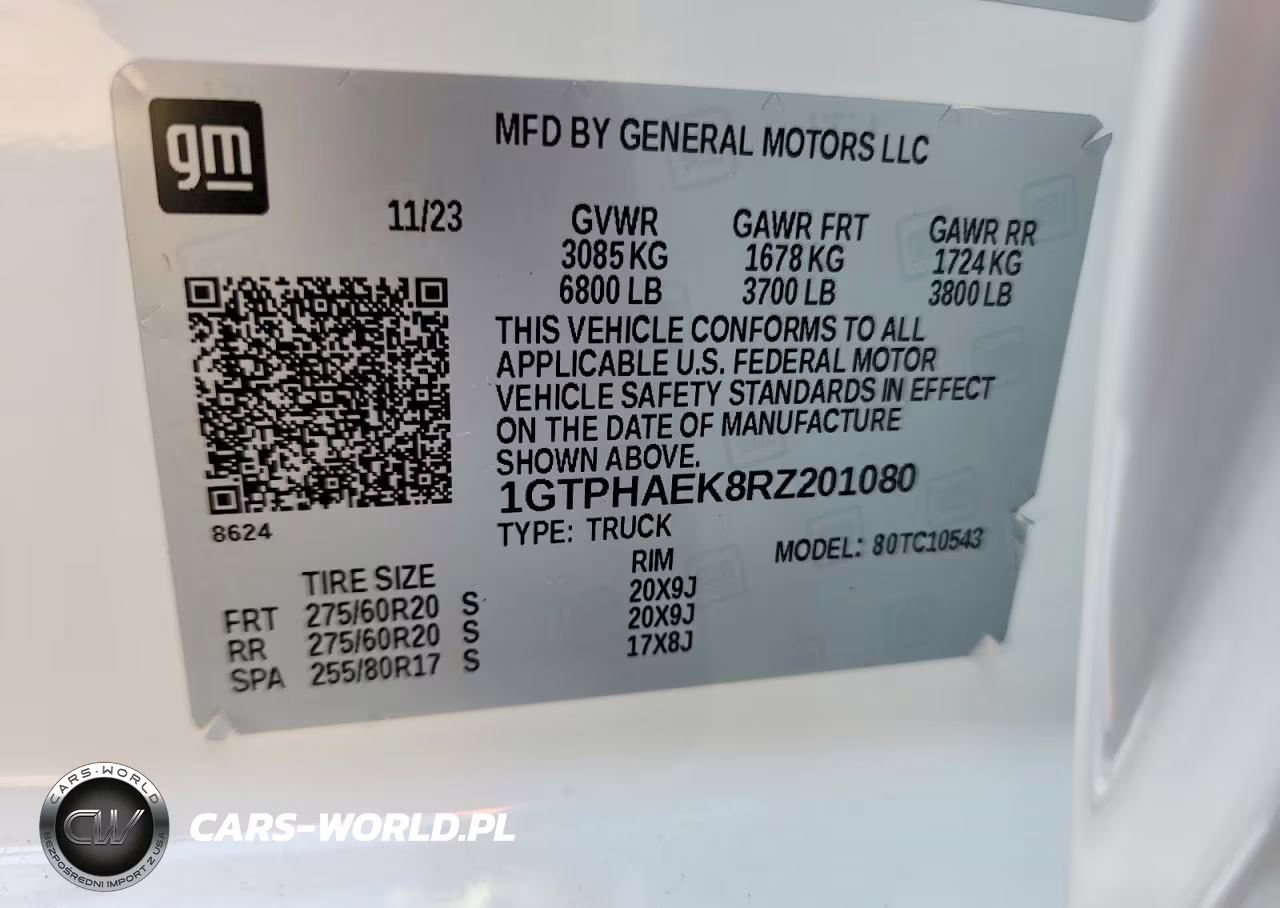 2024 GMC Sierra C1500 VIN:1GTPHAEK8RZ201080 - 12