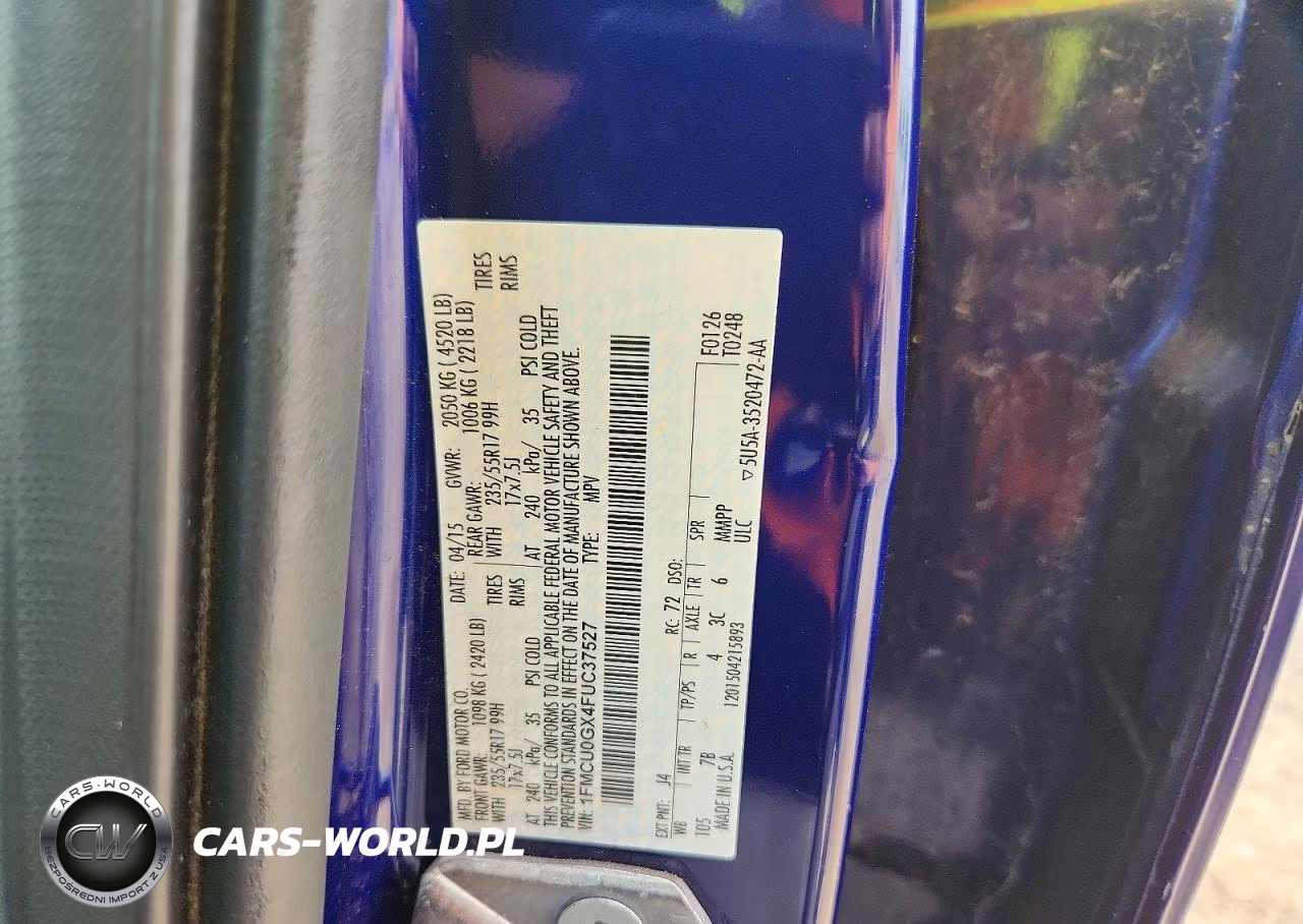 2015 Ford Escape Se VIN:1FMCU0GX4FUC37527 - 13