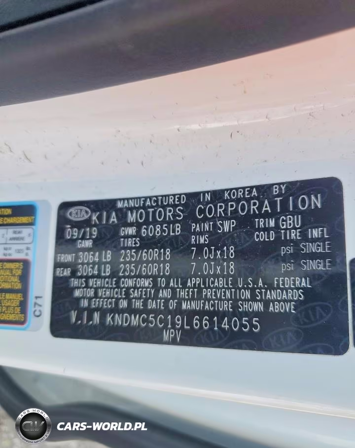 2020 Kia Sedona Ex VIN:KNDMC5C19L6614055 - 13