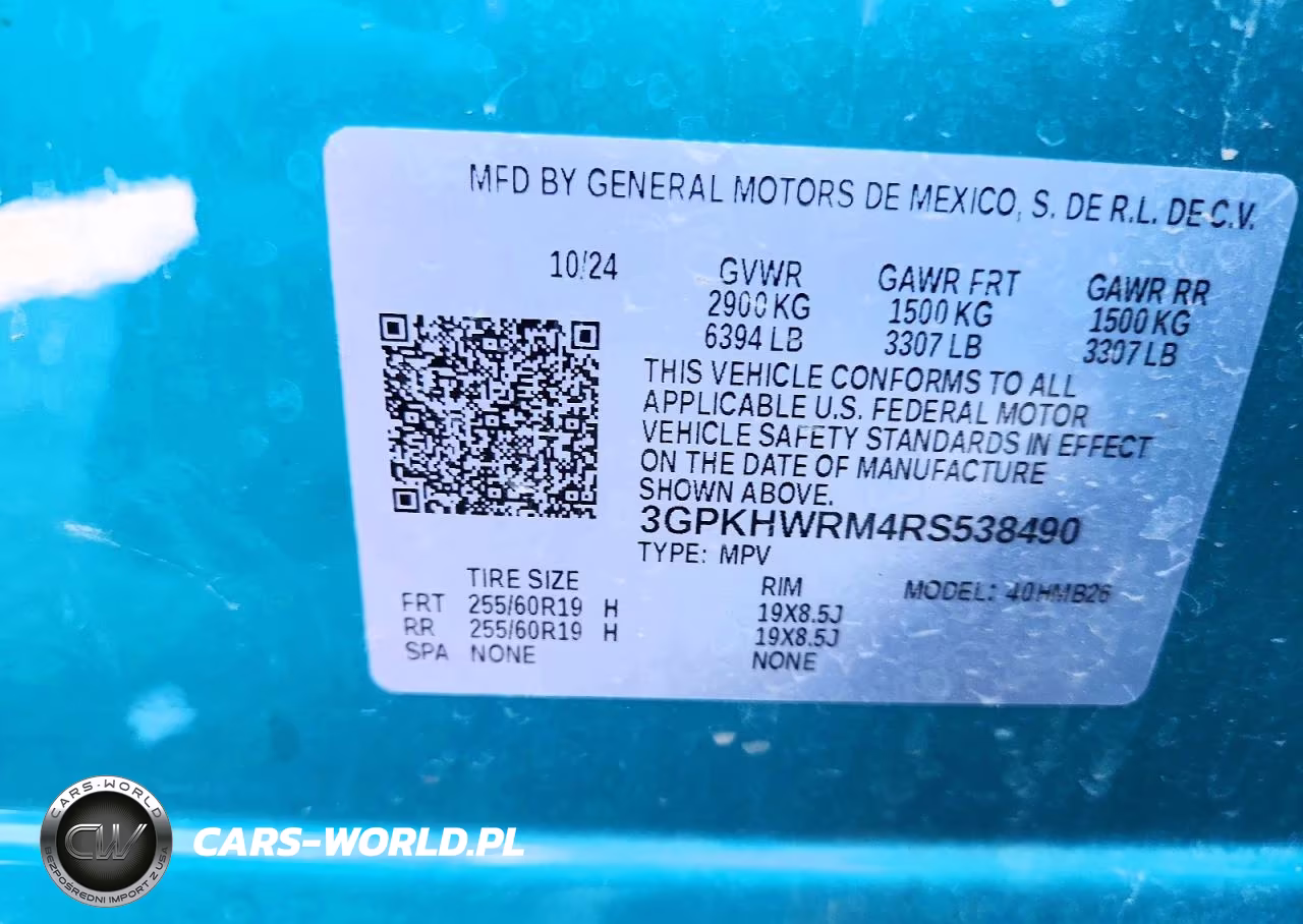 2024 Honda Prologue Tour VIN:3GPKHWRM4RS538490 - 14