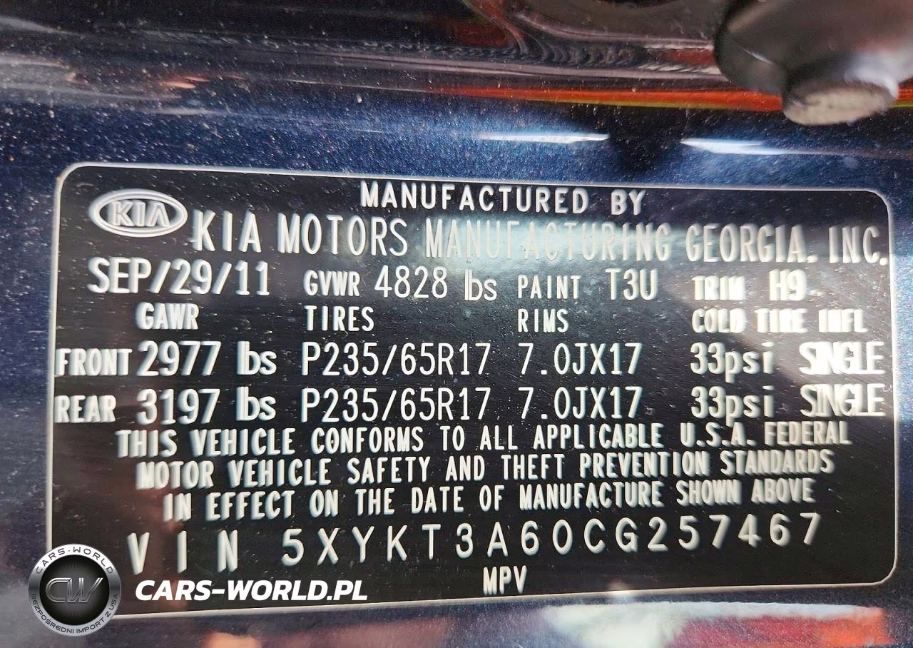 2012 Kia Sorento Lx VIN:5XYKT3A60CG257467 - 14