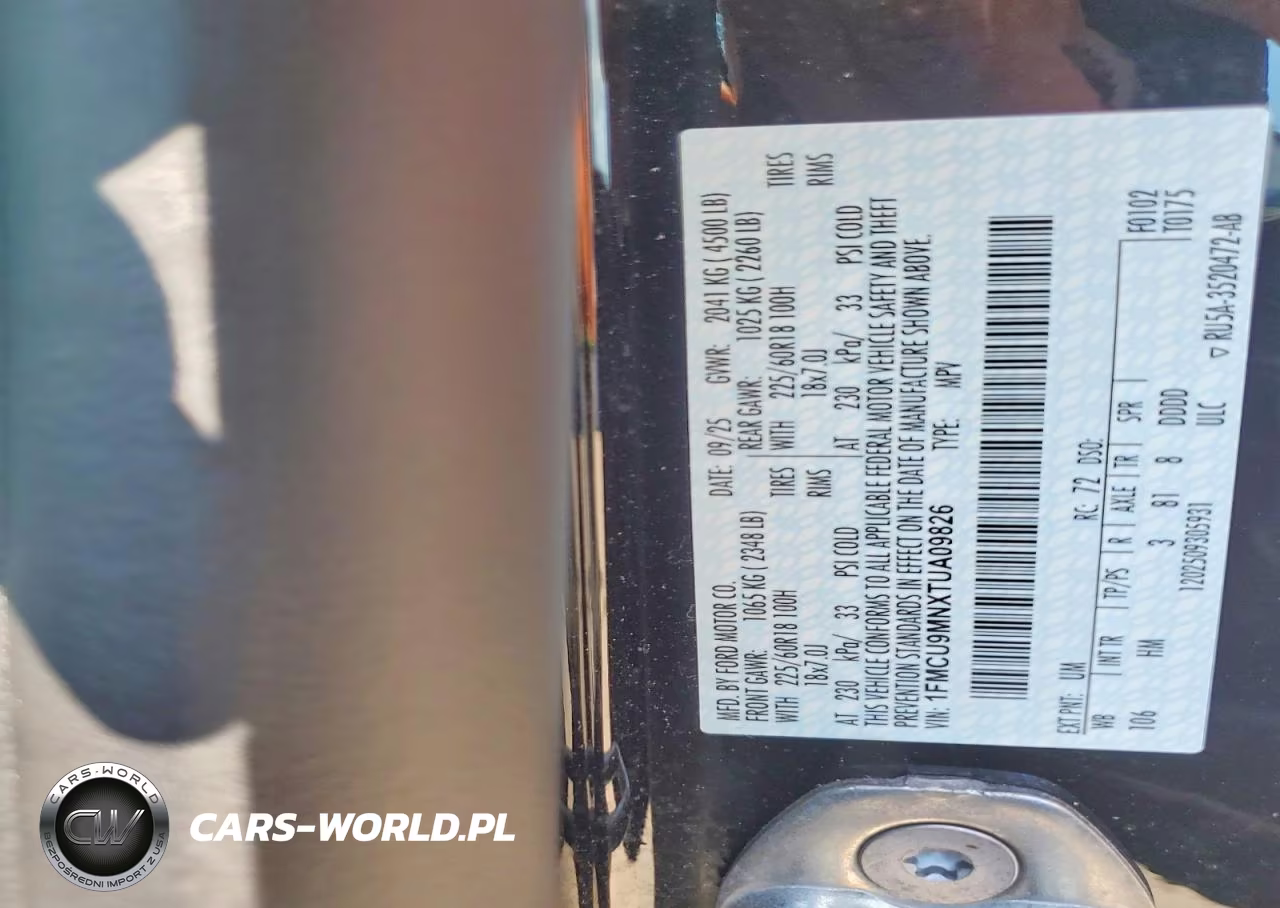 2026 Ford Escape St Line VIN:1FMCU9MNXTUA09826 - 13