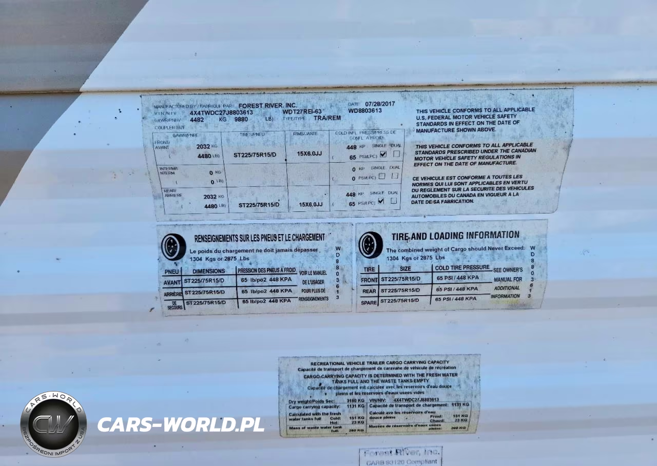 2018 Forest River Wildwood Camper VIN:4X4TWDC27J8803613 - 10