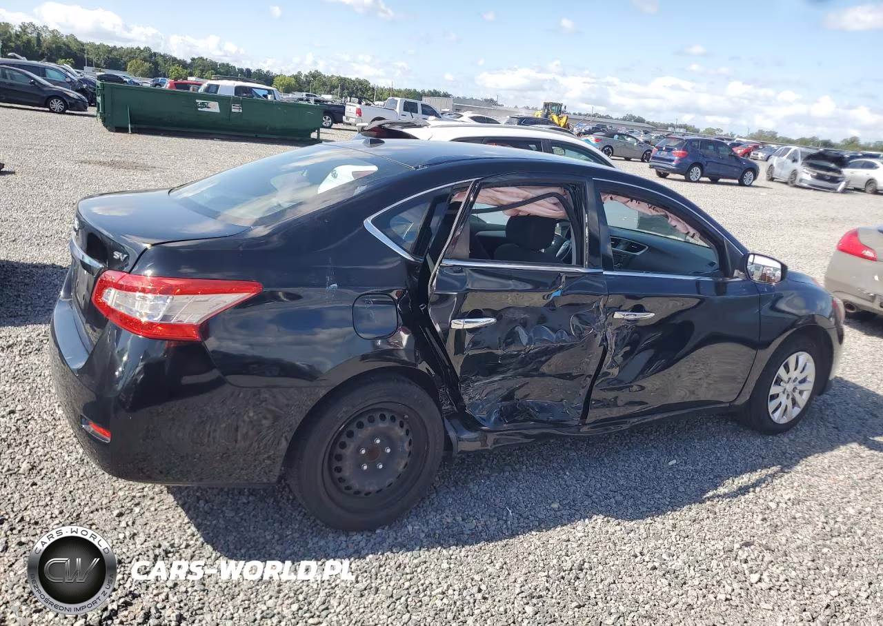 2015 Nissan Sentra Sv VIN:3N1AB7AP7FL695000 - 3
