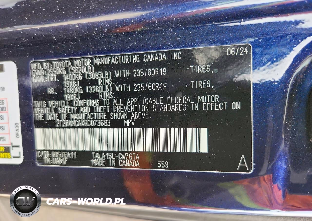 2024 Lexus Rx 350 Premium VIN:2T2BAMCAXRC073683 - 13
