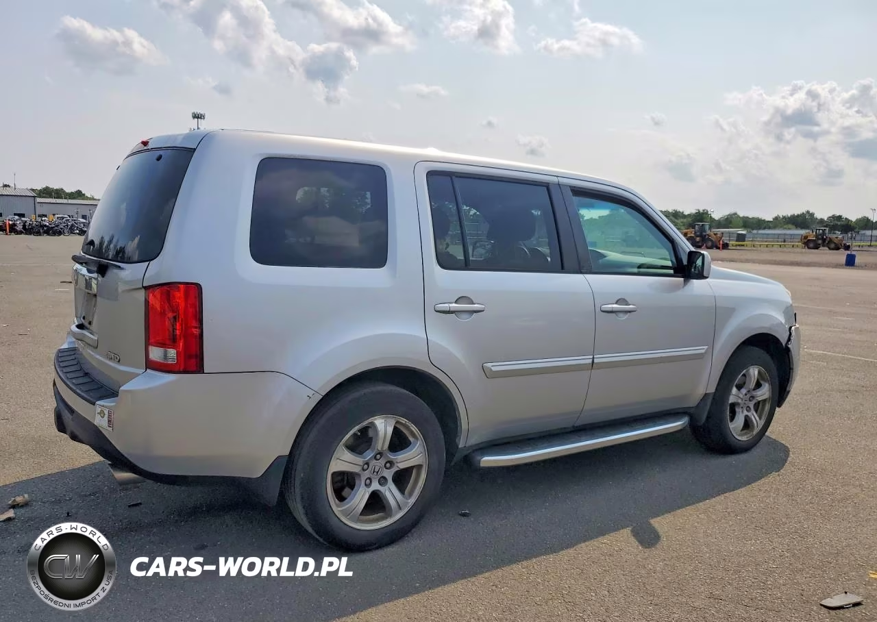 2014 Honda Pilot Ex VIN:5FNYF4H42EB016077 - 3