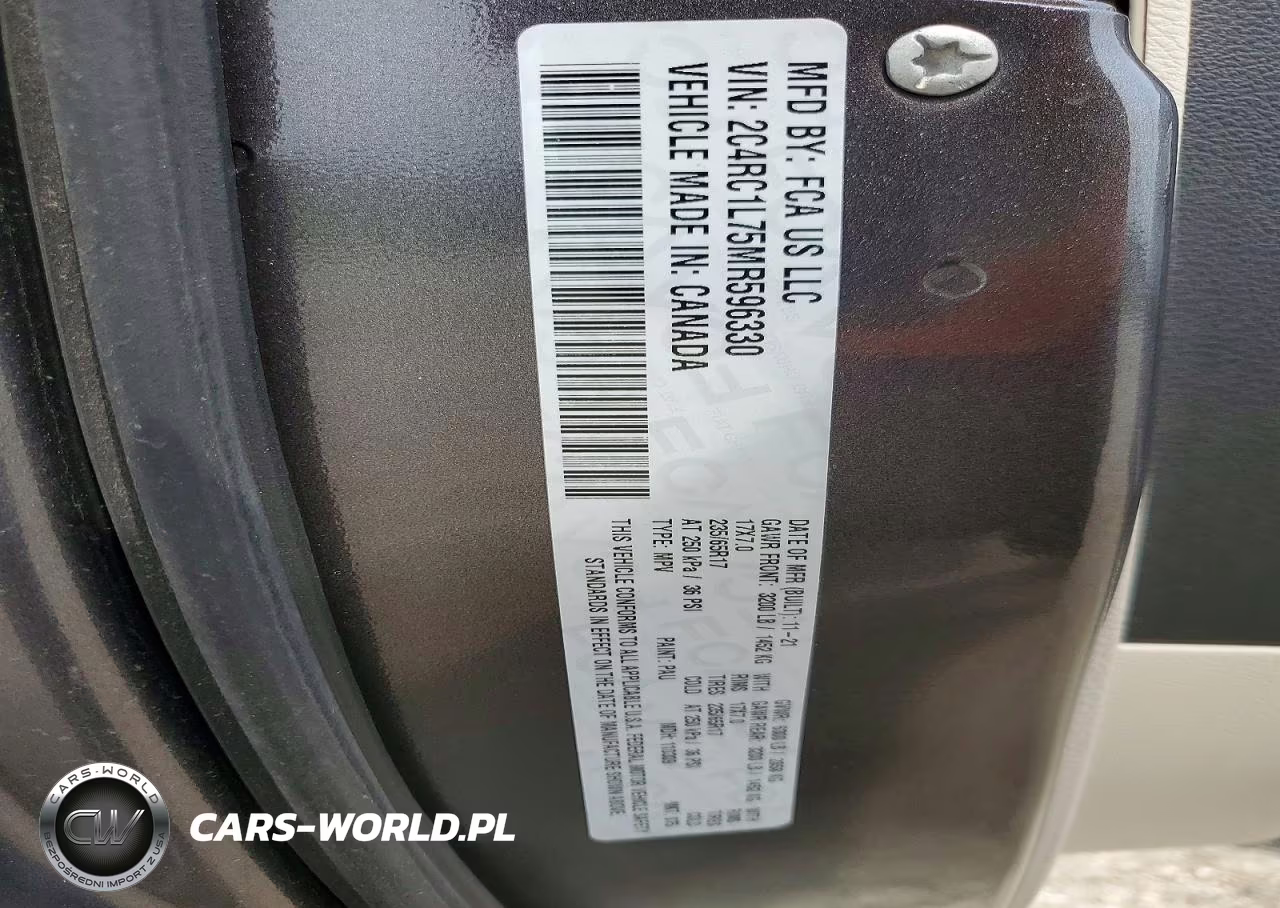 2021 Chrysler Pacifica Hybrid Touring L VIN:2C4RC1L75MR596330 - 13