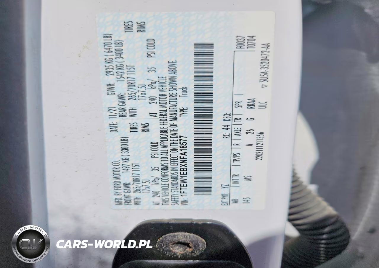 2022 Ford F150 Supercrew VIN:1FTEW1EBXNFA18577 - 12