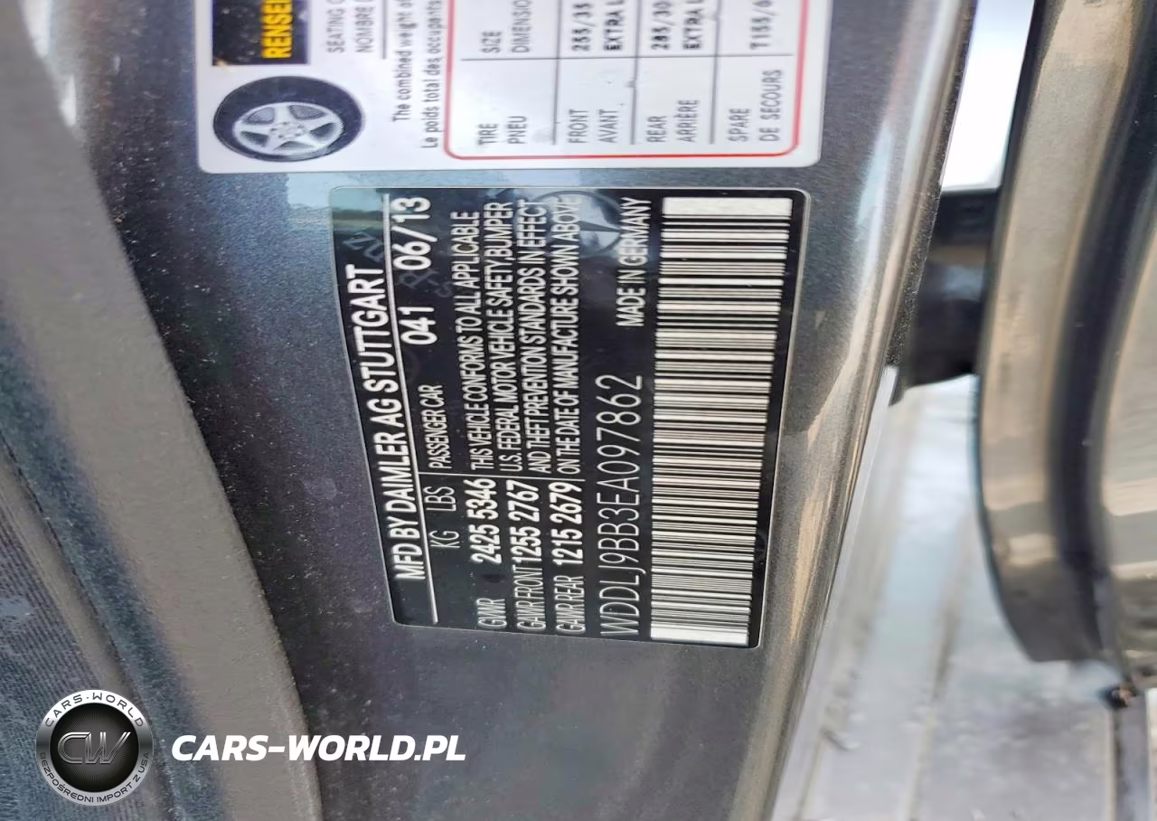 2014 Mercedes-Benz Cls 550 4Matic VIN:WDDLJ9BB3EA097862 - 12