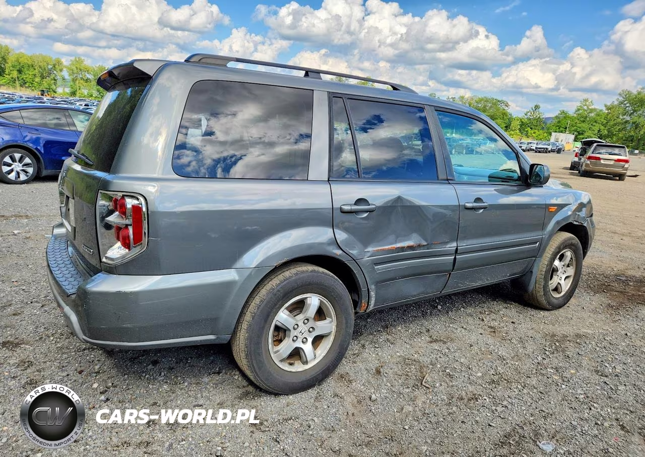 2008 Honda Pilot Ex VIN:5FNYF184X8B051386 - 3