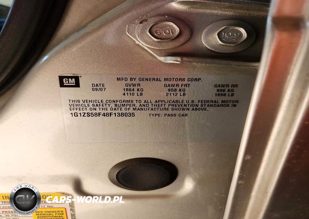2008 Chevrolet Malibu Ls VIN:1G1ZS58F48F138035 - 12