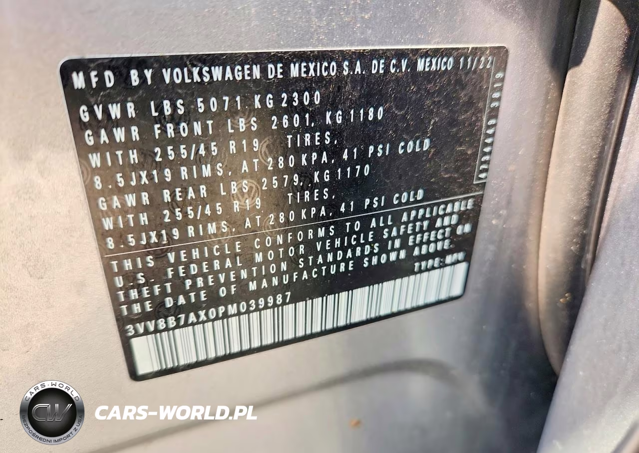 2023 Volkswagen Tiguan Se R-Line Black VIN:3VV8B7AX0PM039987 - 13