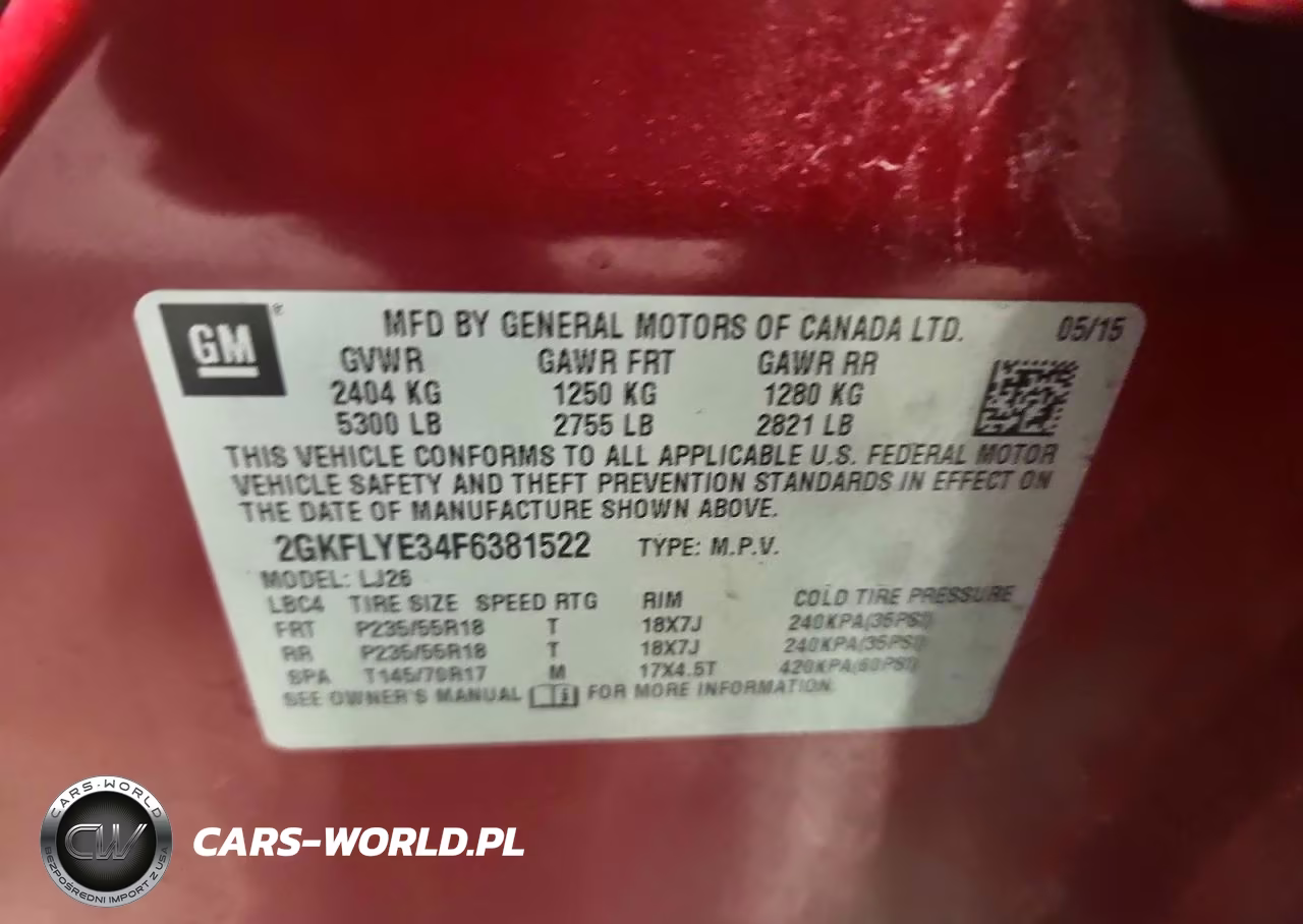 2015 GMC Terrain Slt VIN:2GKFLYE34F6381522 - 13