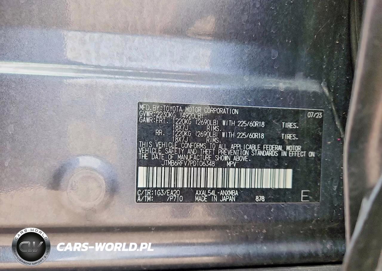 2023 Toyota Rav4 Xle Premium VIN:JTMB6RFV7PD106348 - 13