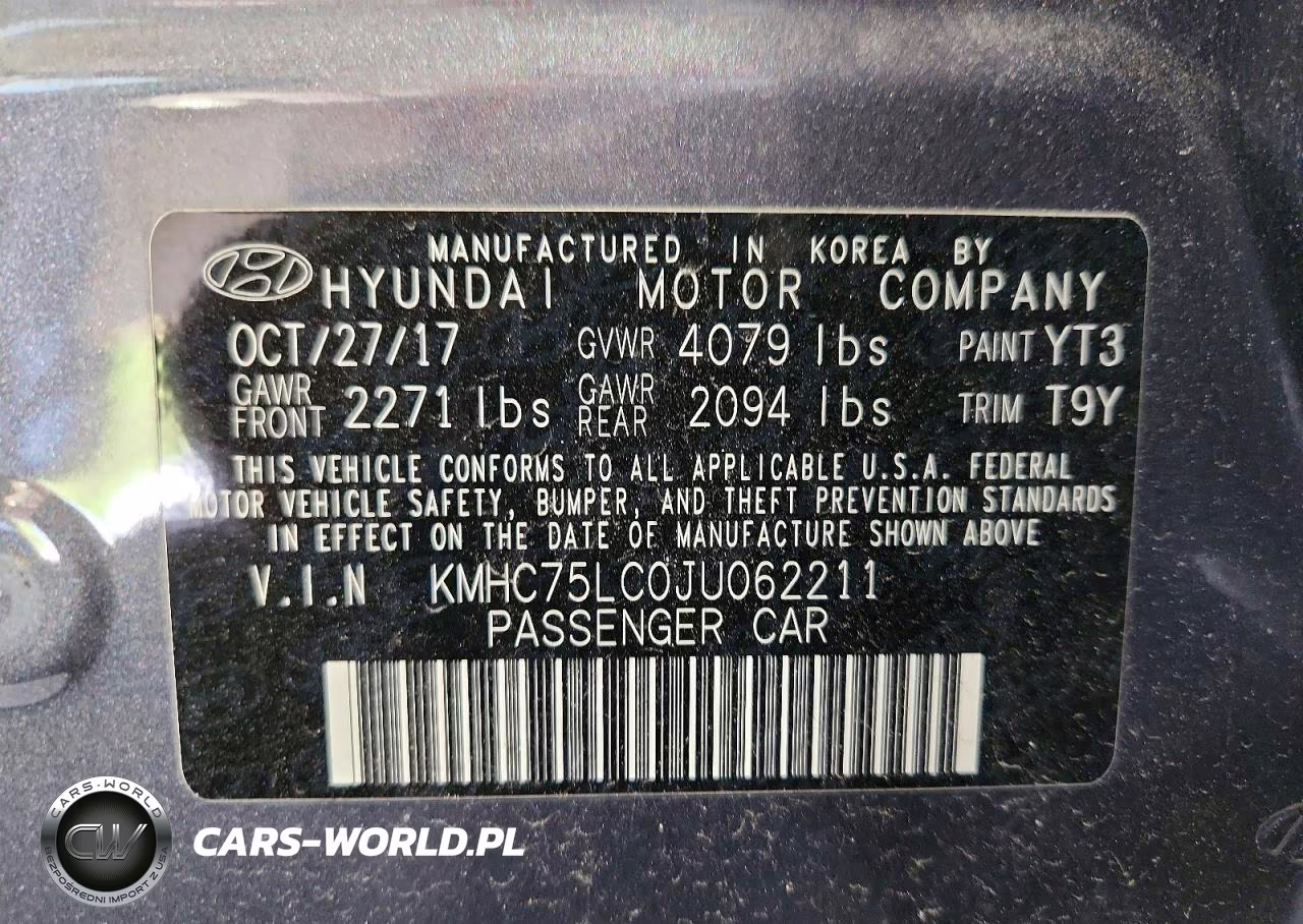 2018 Hyundai Ioniq Sel VIN:KMHC75LC0JU062211 - 13