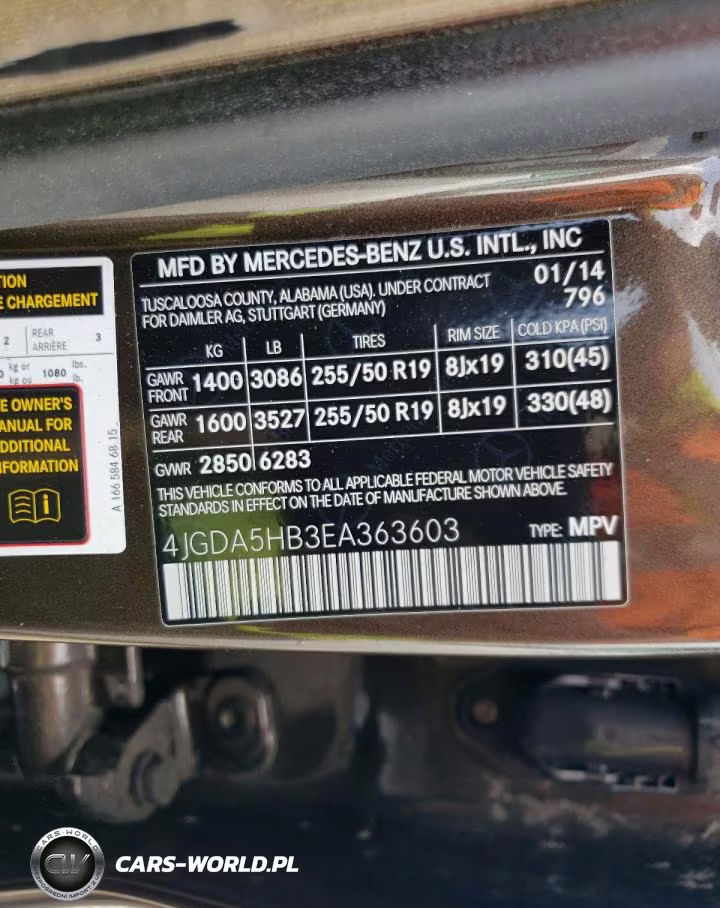 2014 Mercedes-Benz Ml 350 4Matic VIN:4JGDA5HB3EA363603 - 13