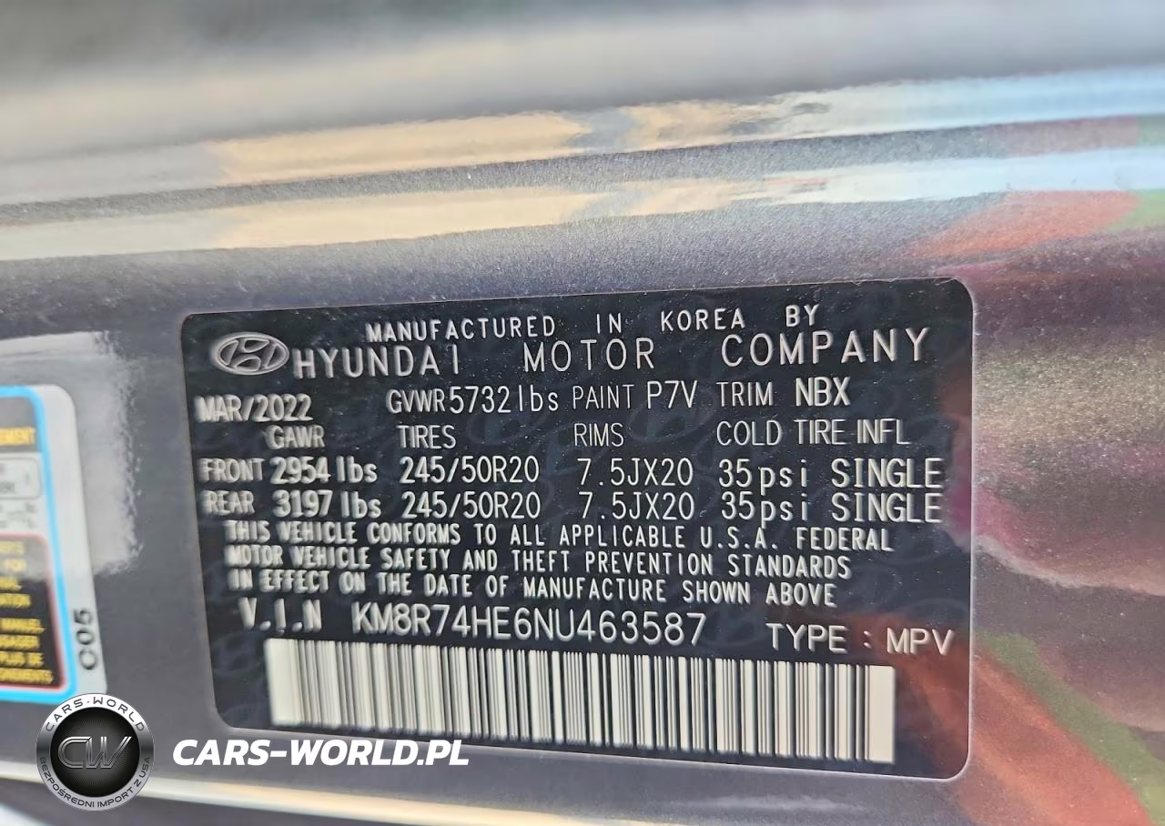 2022 Hyundai Palisade Calligraphy VIN:KM8R74HE6NU463587 - 13