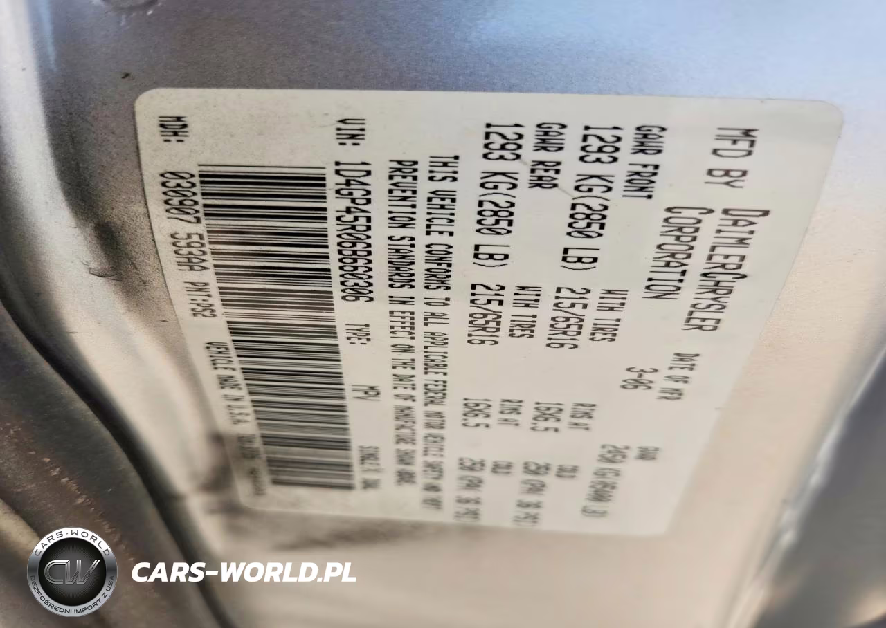 2006 Dodge Caravan Sxt VIN:1D4GP45R06B660306 - 13